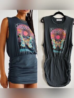 L Daydreamer Doors Butterfly Poster Tee Dress